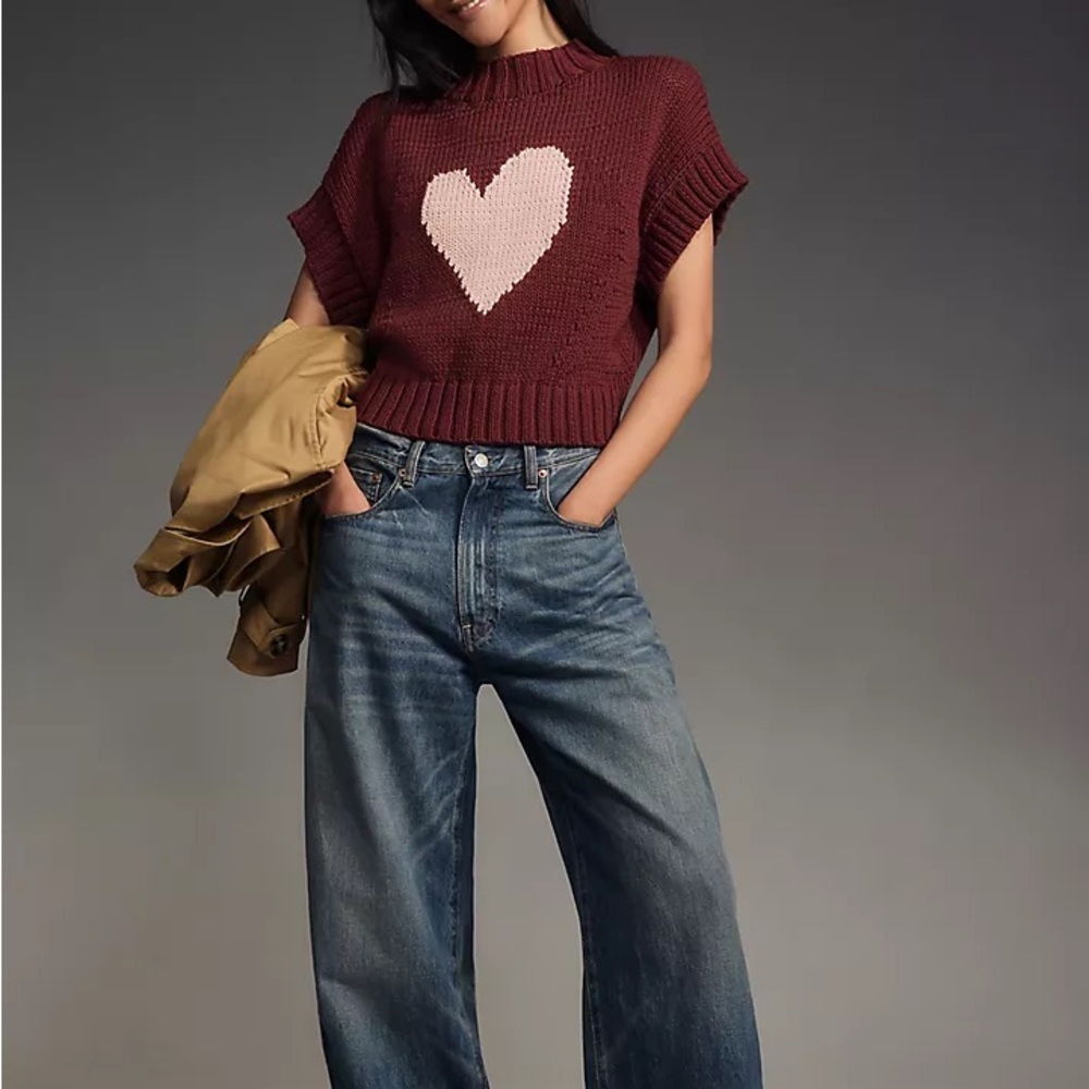 Maeve heart sweater